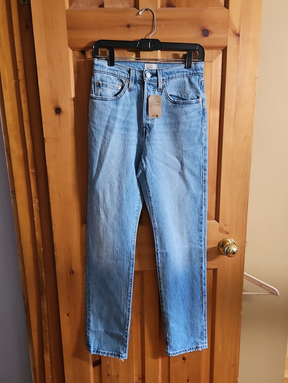 Levi's Light Blue Women's Straight-Leg Jeans 26 x 32